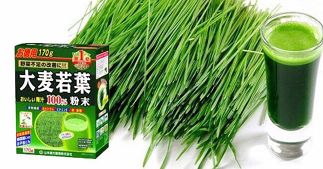 [HCM]Bột mầm lúa mạch non Grass Barley 44 gói của Nhật