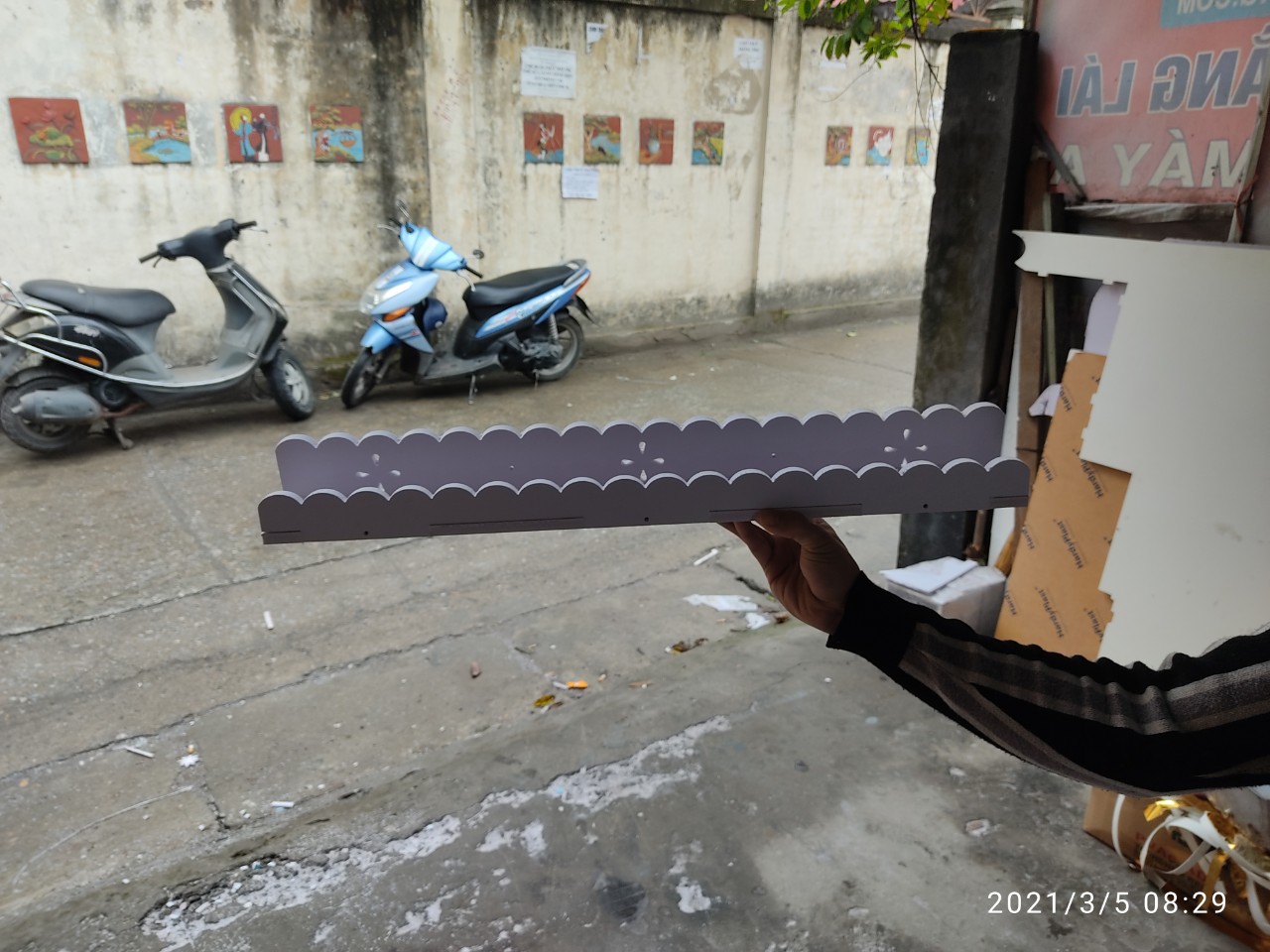 Thanh Nail treo tường (40cm)