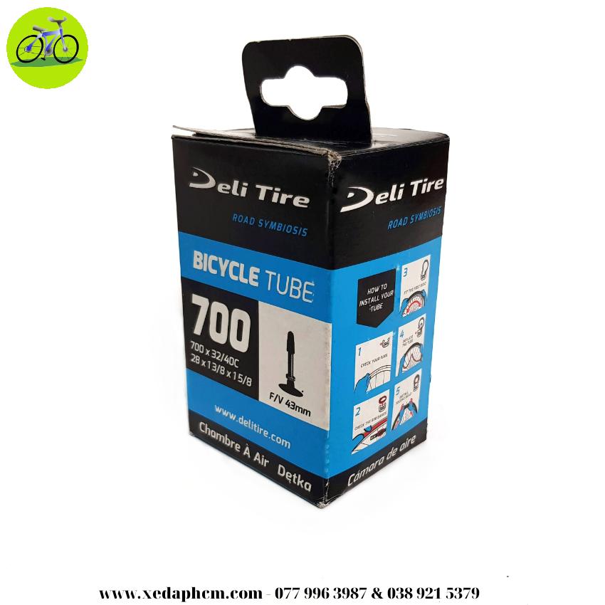 Cặp 2 săm ruột xe đạp Deli Tire 700x32-40cc