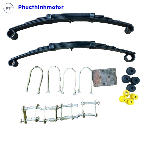Bộ nhíp 5 lá kèm phụ kiện cho xe ba bánh, bốn bánh