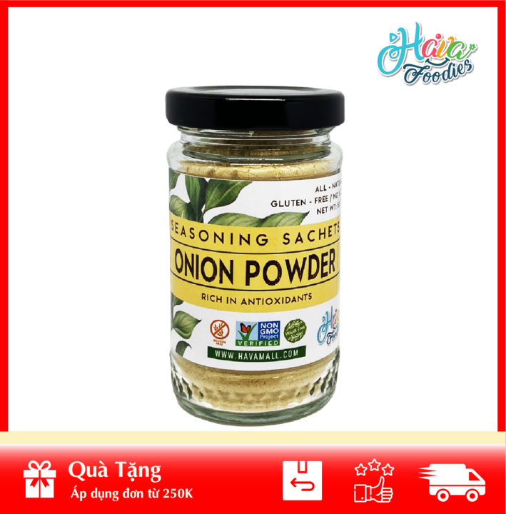 [HOÀN TIỀN MAX 10%][ HÀNG CÔNG TY NHẬP KHẨU ] Bột Hành Lọ Thủy Tinh 50g - Onion Powder