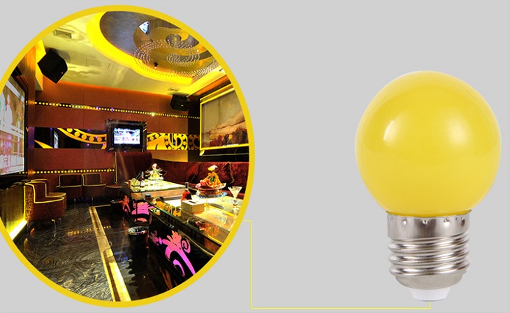 Combo 5 bóng đèn led búp chanh 1w trang trí trong nhà ngoài trời