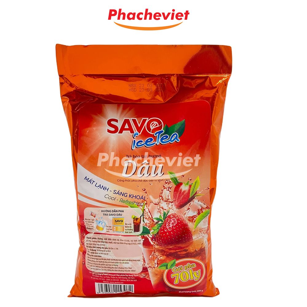 Trà savo ice dâu 800gr
