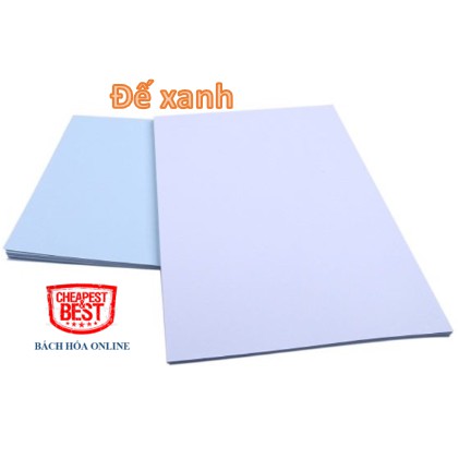 Giấy Decal A4 đế xanh đế vàng