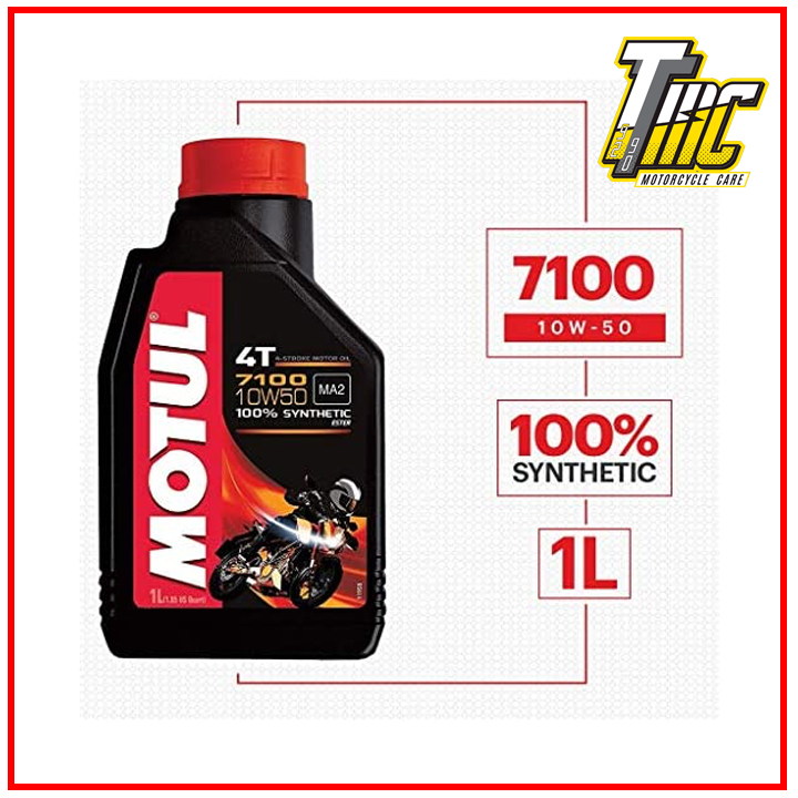 Nhớt Motul 7100 10W50 dành cho xe số (1 lít)