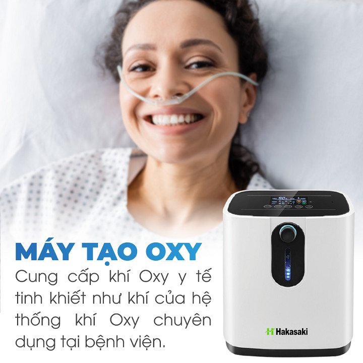 Máy Thở Oxy Y Tế Hakasaki Dung Tích 7 Lít