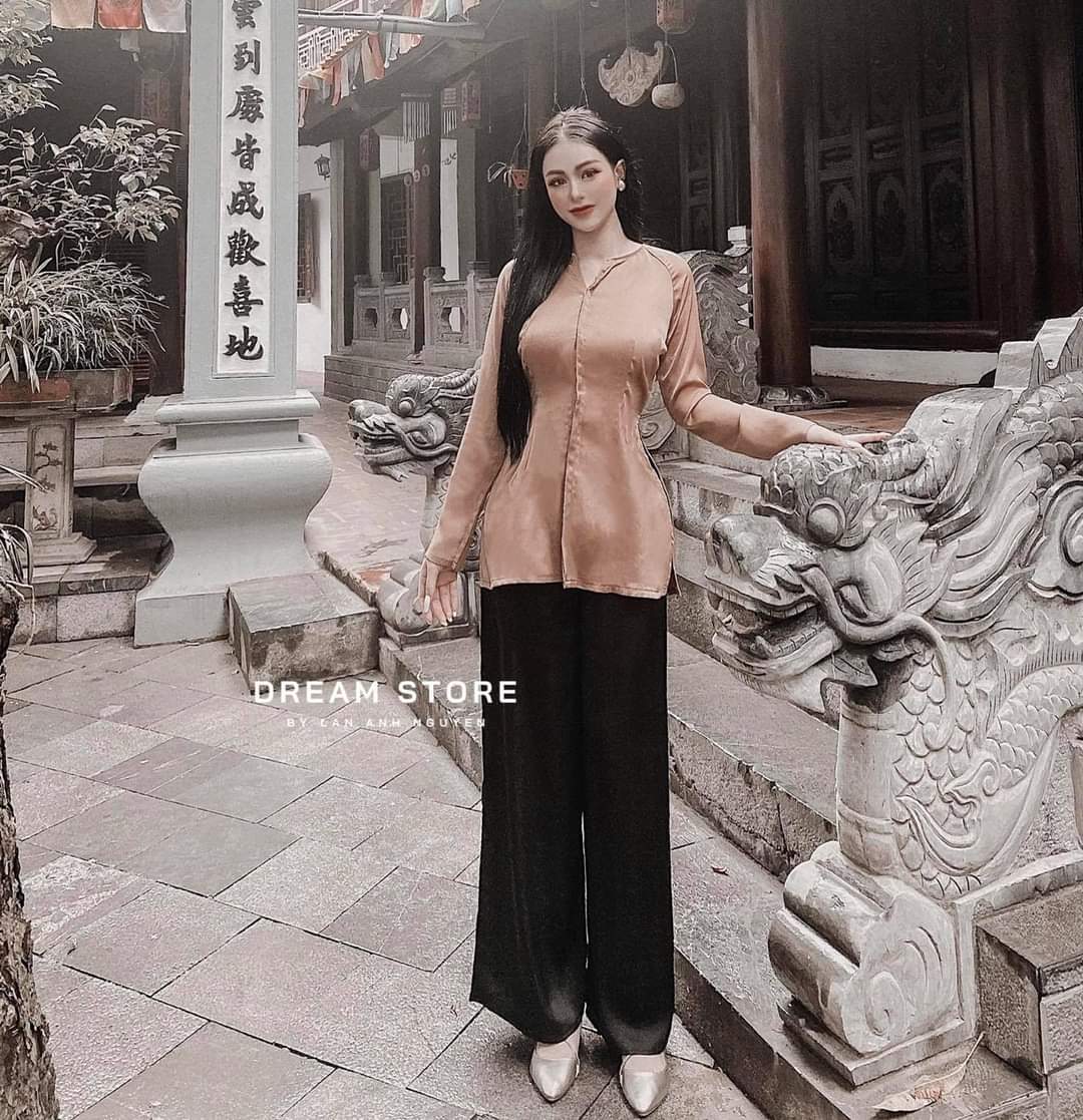 [HCM]SET ĐỒ LAM ĐI CHÙA CAO CẤP