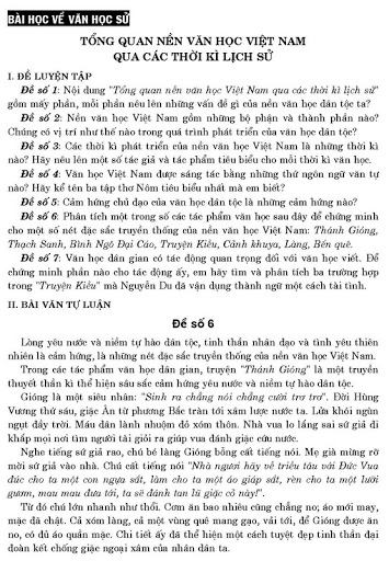 207 Đề Và Bài Văn 10