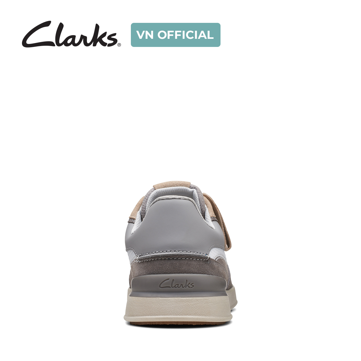 Giày Sneaker Da Lộn Nam Clarks - RaceLite Tor
