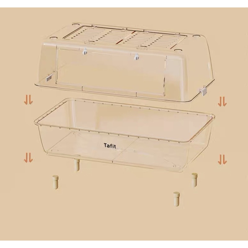 Hamster Premium Acrylic Cage. Tafit Hamster Cage