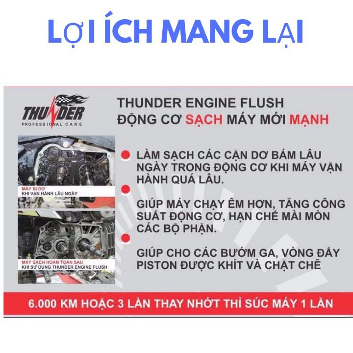 [HCM]Súc động cơ xe máy Thunder Engine Flush 80ml