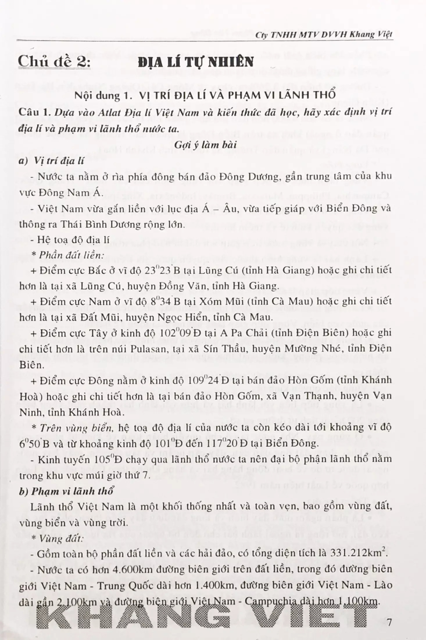 Sách - Bồi Dưỡng HSG Địa Lí 12