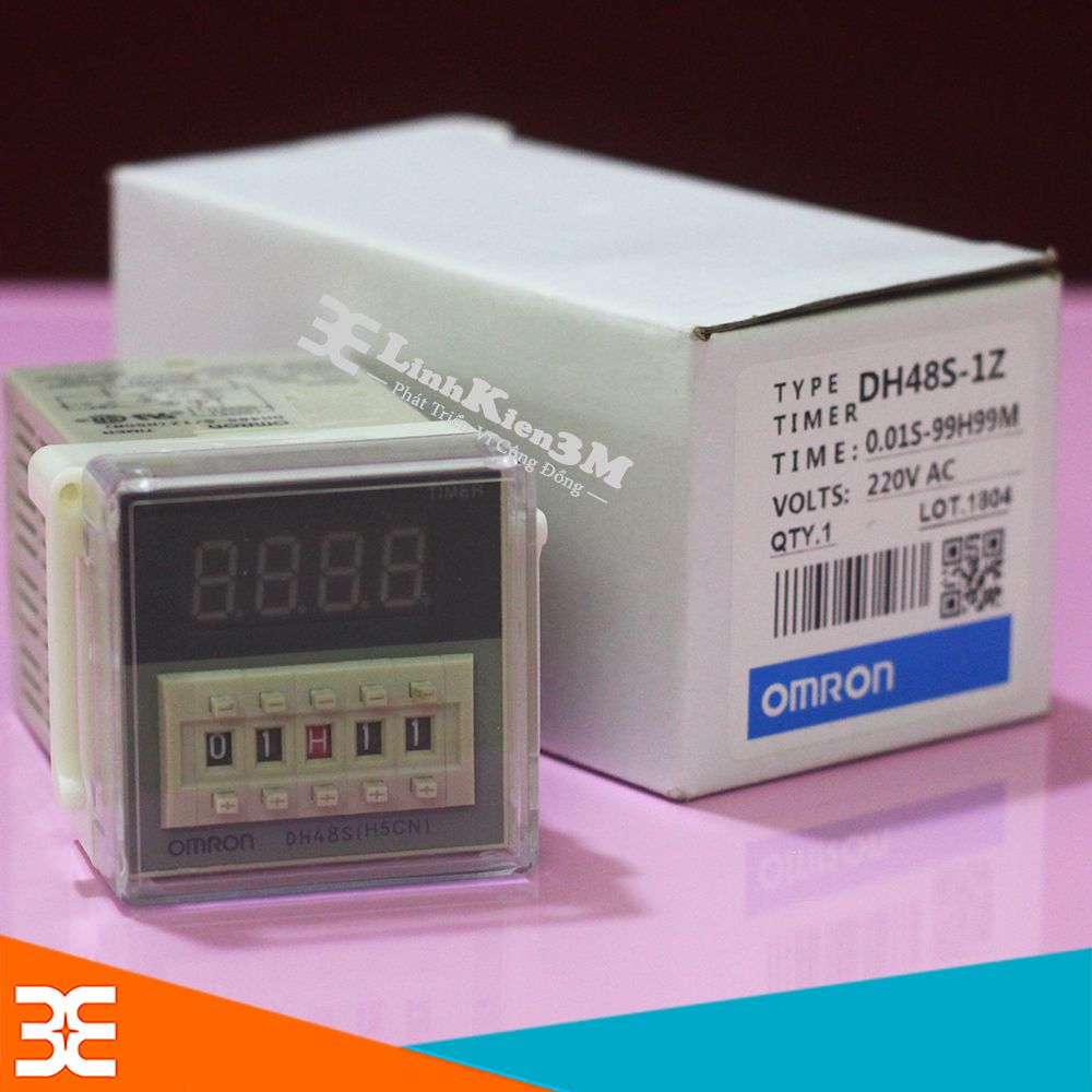 Rơle thời gian (Timer ) Omron DH48S-1Z (bao gồm cả đế)