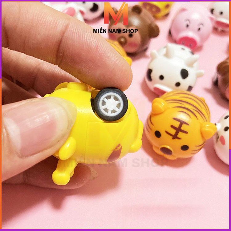 Đồ chơi xe thú mini chạy cót siêu đáng yêu cho bé