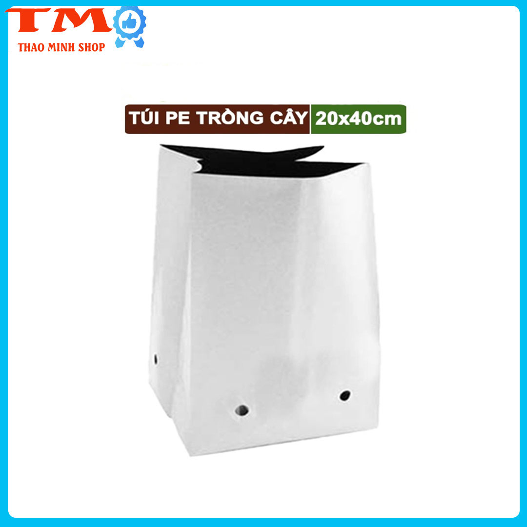 1KG TÚI BAO PE SIÊU BỀN TRỒNG CÂY 20X40CM
