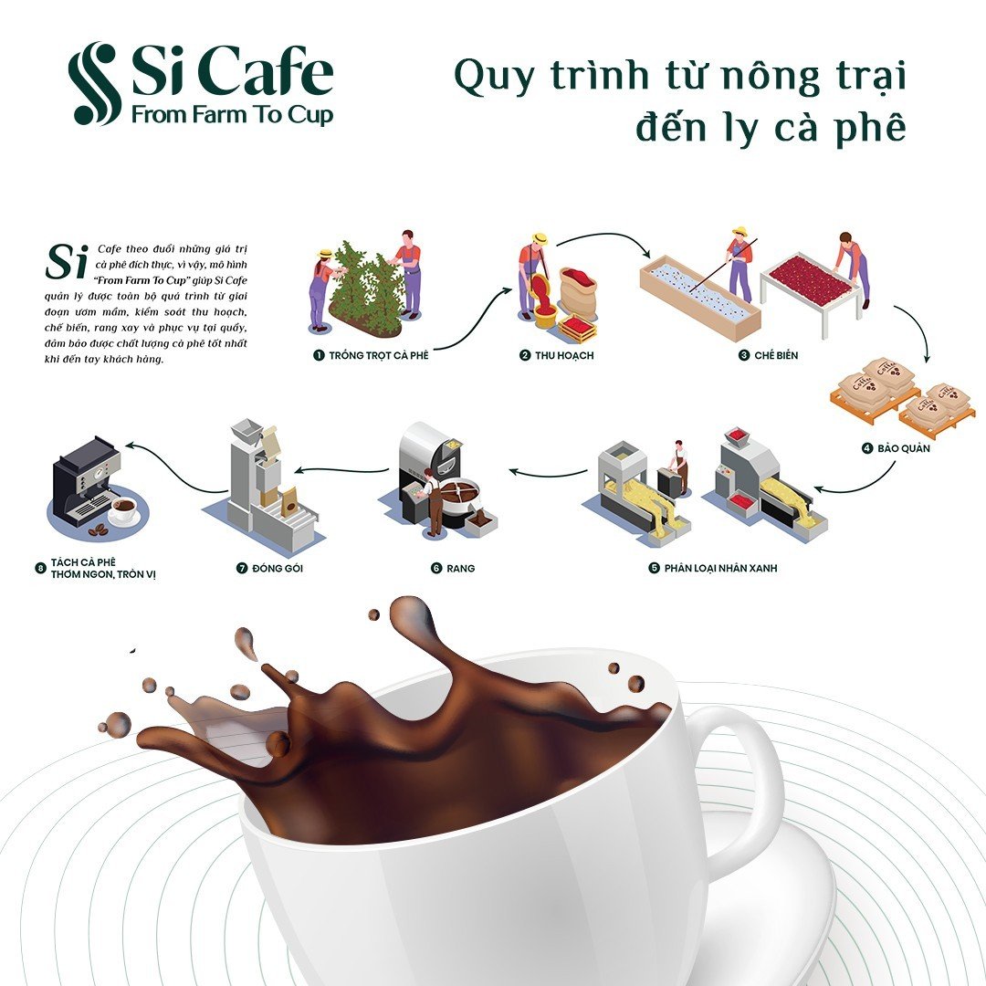 CÀ PHÊ PHIN GIẤY VIBE TỪ SI CAFE - 100% ROBUSTA