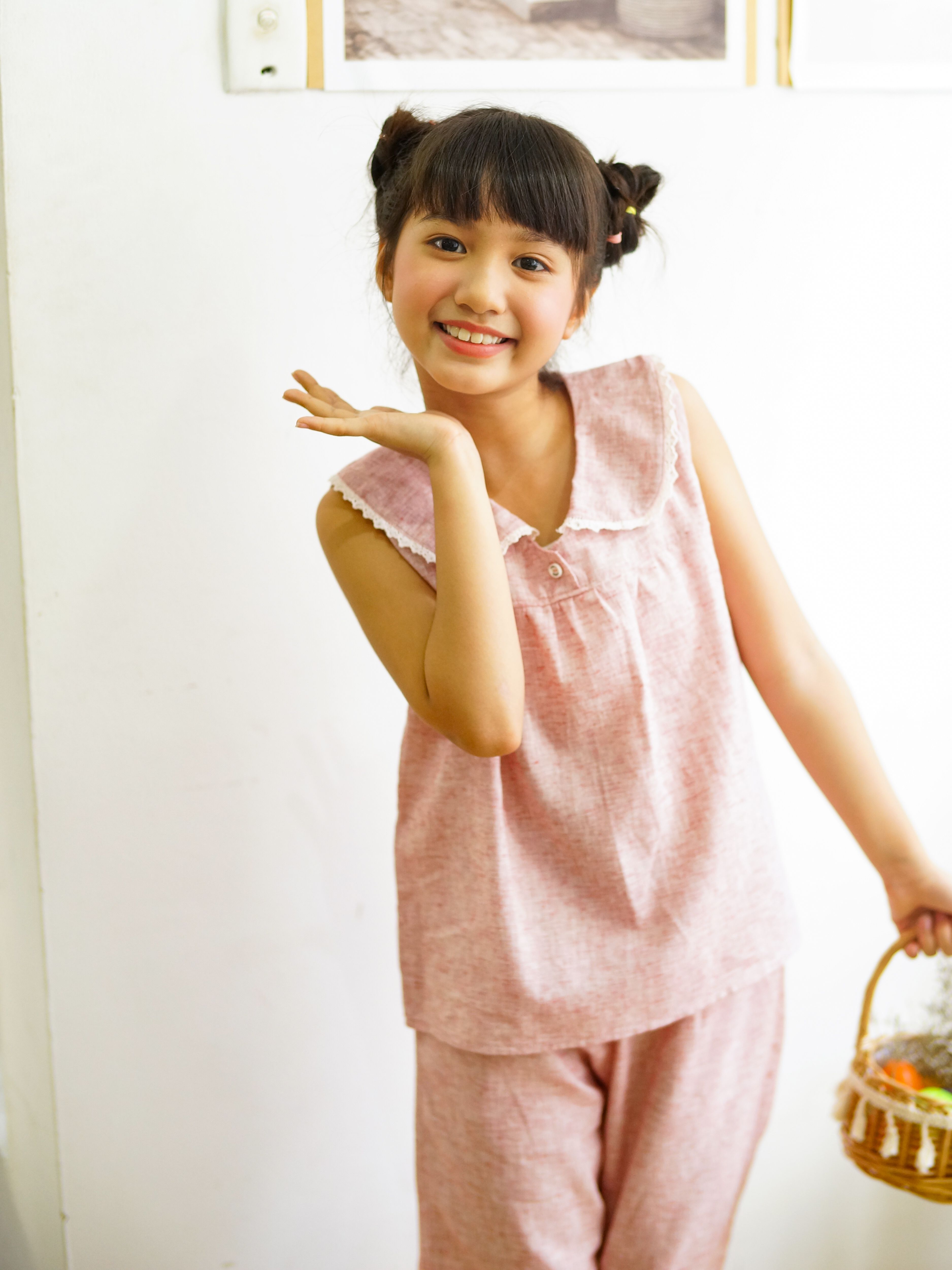 Jubbie bộ bé gái kate mềm mát mặc nhà 82001