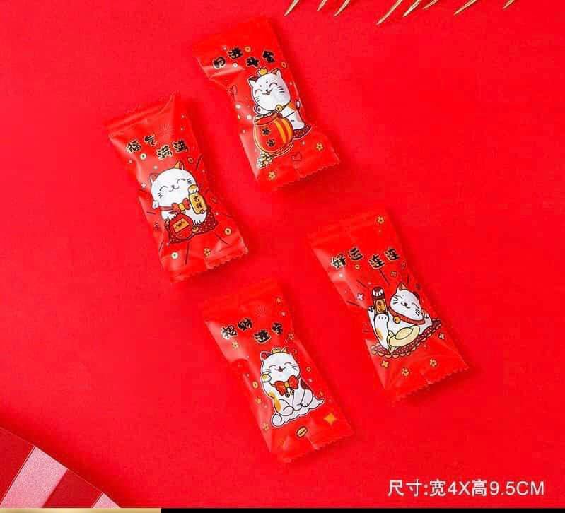 vỏ túi kẹo nougat 4x9cm