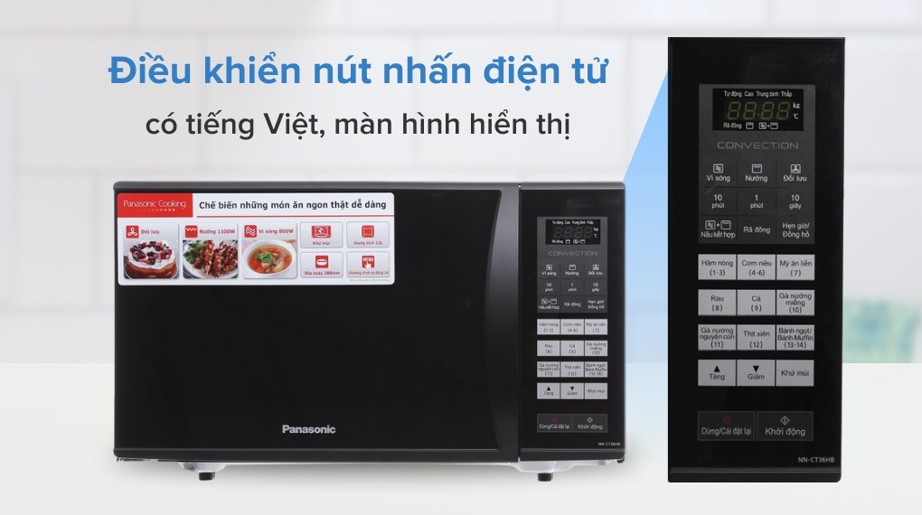 Lò vi sóng Panasonic NN-CT36HBYUE 23 lít