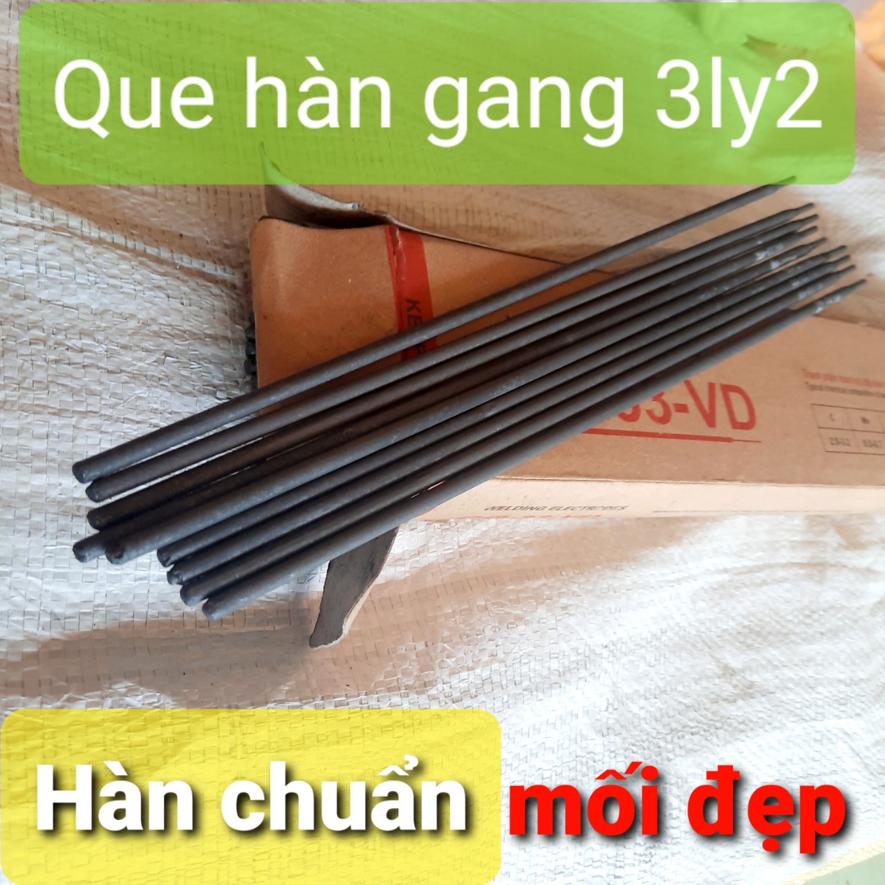 Combo 10 que hàn gang 3li2( 3,2mm)- QUE HÀN CHUẨN