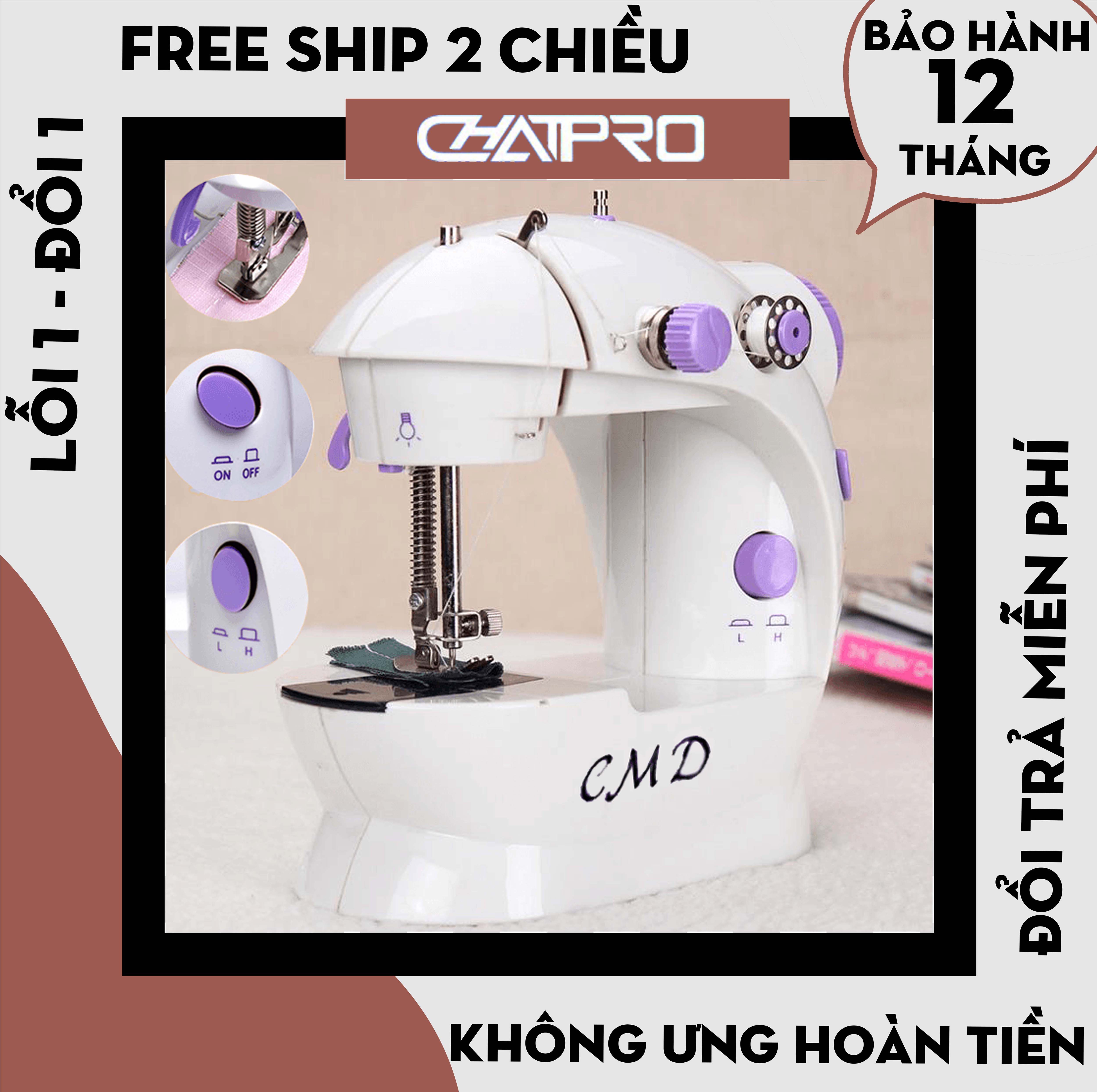 Máy may mini gia đình Machine 202 CMD mẫu 2019 ( Bảo hành 12 tháng )
