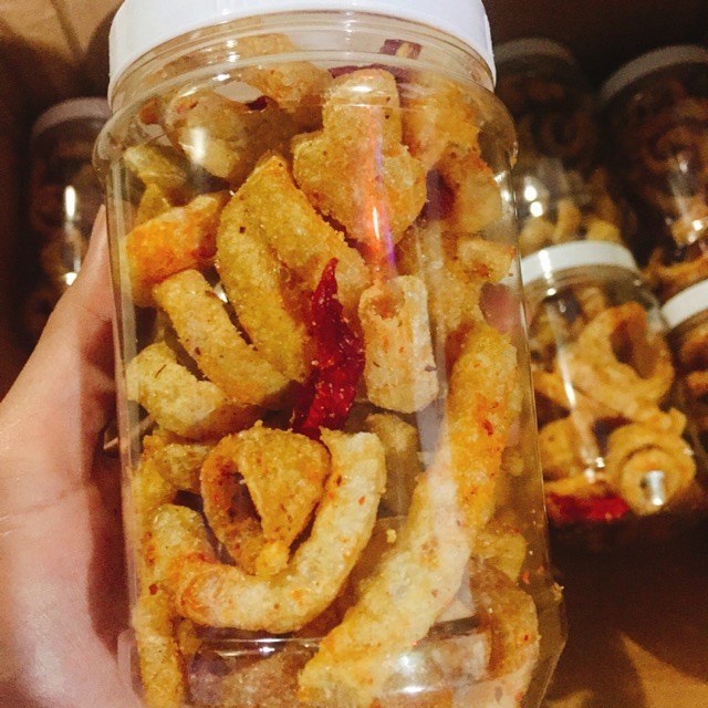 200G Da Heo Mắm Hành Ớt Giòn Ngon