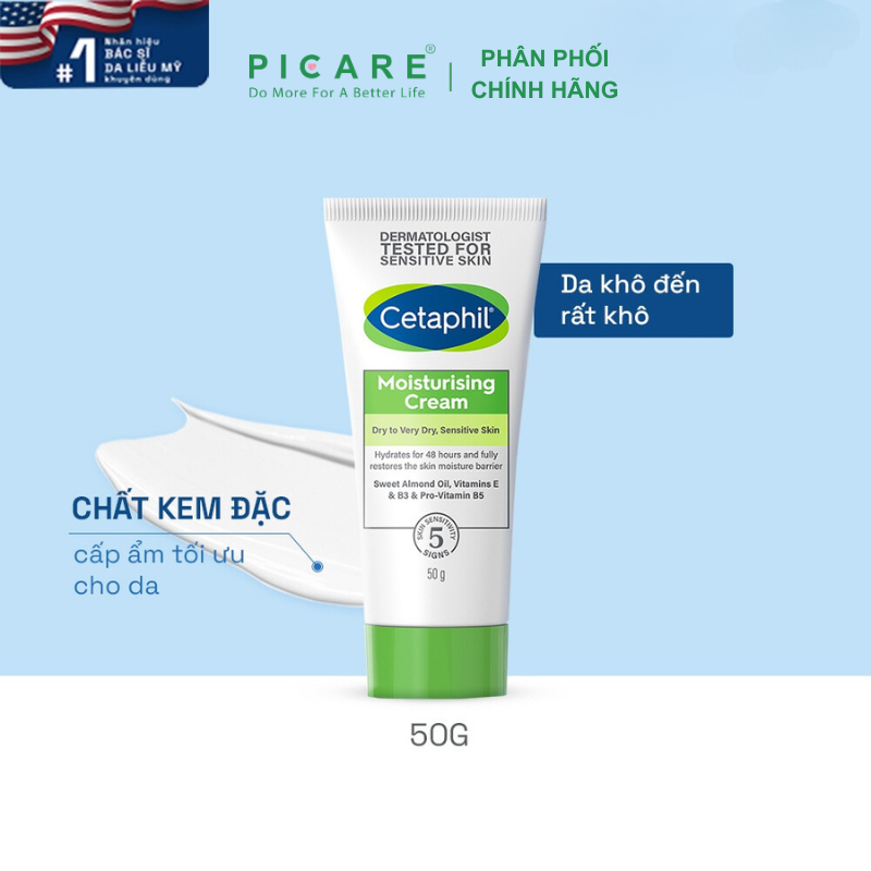 Cetaphil Kem Dưỡng Ẩm Moisturizing Cream 50g