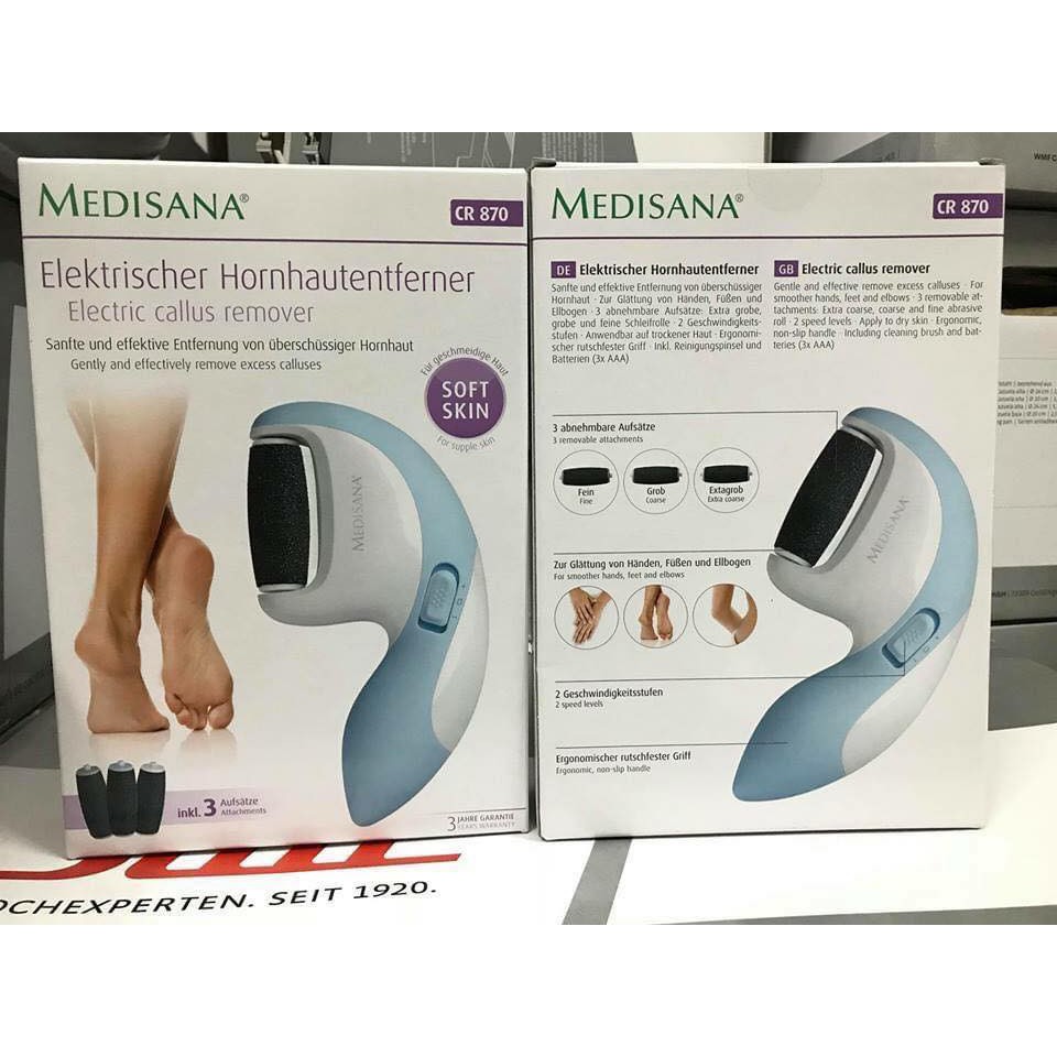 MÁY MÀI DA CHẾT GÓT CHÂN, TAY MEDISANA CR870