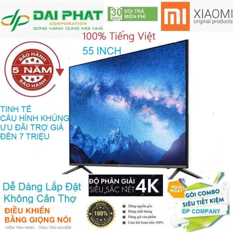 Bảng giá Smart TV Xiaomi 4S 55inch CẤU HÌNH SIÊU KHỦNG, MÀN HÌNH PHẲNG HÌNH ẢNH CHÂN THỰC, ÂM THANH SỐNG ĐỘNG