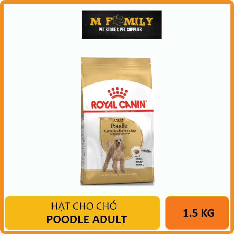 Hạt cho chó Poodle trưởng thành - Royal Canin Poodle Adult 1.5kg | Thức ăn cho chó