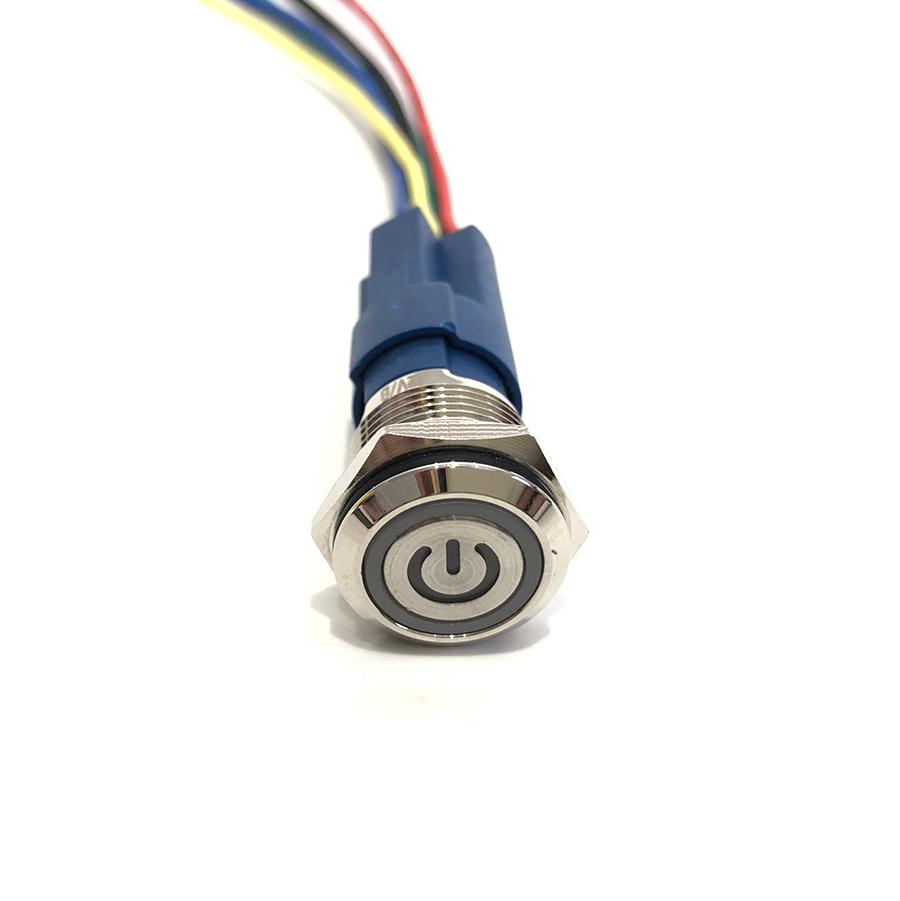 [HCM]Công Tắc Led Nhấn Giữ Kèm Giắc [ Power ]