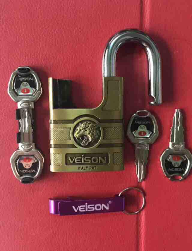 Ổ khoá 6 phân chống cắt VEISON chống trộm