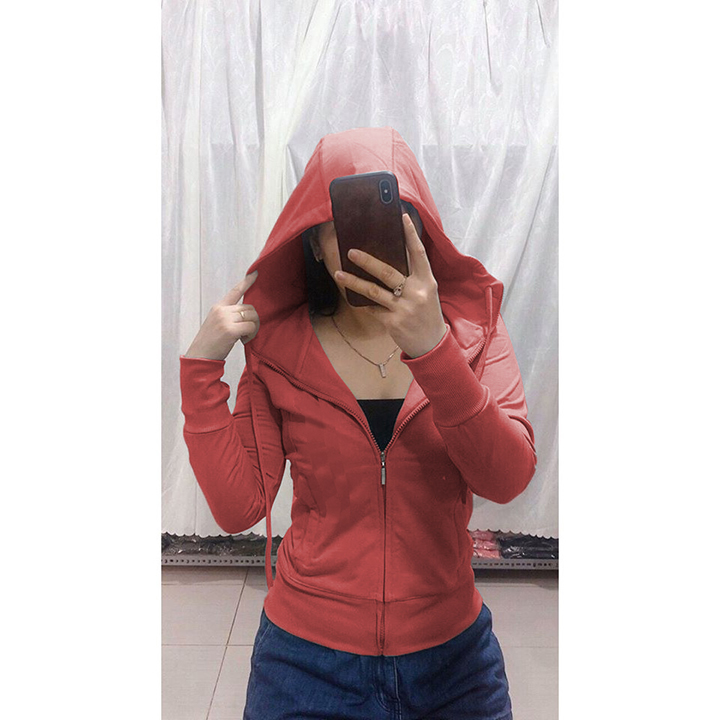 [HCM]Áo Khoác Nữ Nón Trùm Cao Cấp Thời Trang