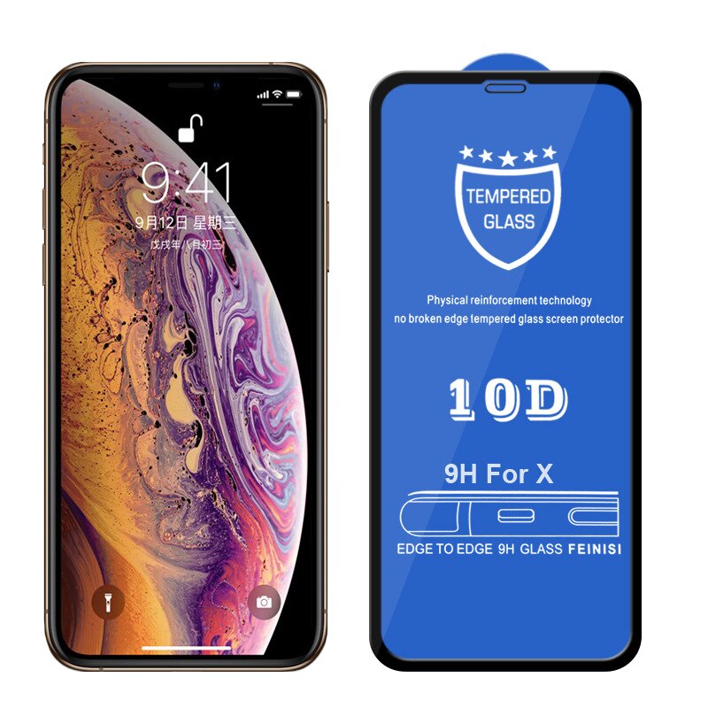 Kính Cường Lực Iphone 10D Full Màn Dành Cho Full Dòng Iphone