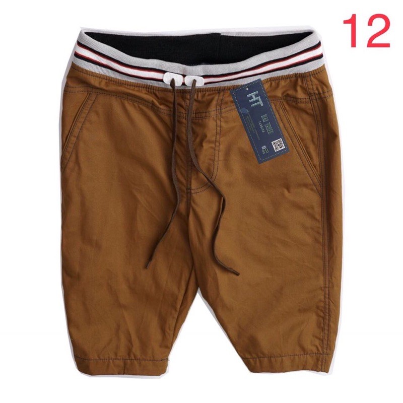 Quần sọt kaki nam lưng thun T99