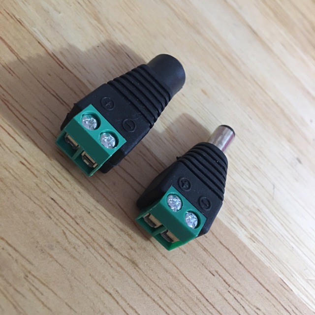 QUÀ TẶNG Jack sạc DC 5.5x2.1 / 5.5x2.5 đực/cái (1 cái)