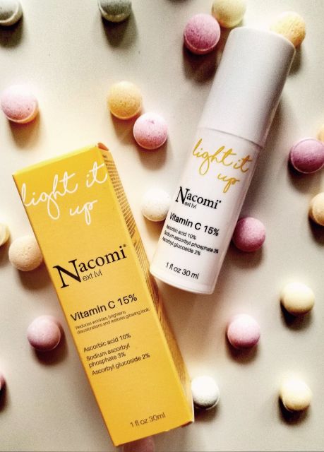 Serum mờ thâm chống oxy hóa NACOMI - Vitamin C 15% 30ML