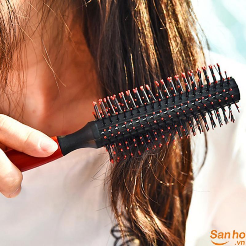 [HCM]Lược tròn chải tóc uốn tạo kiểu đa năng