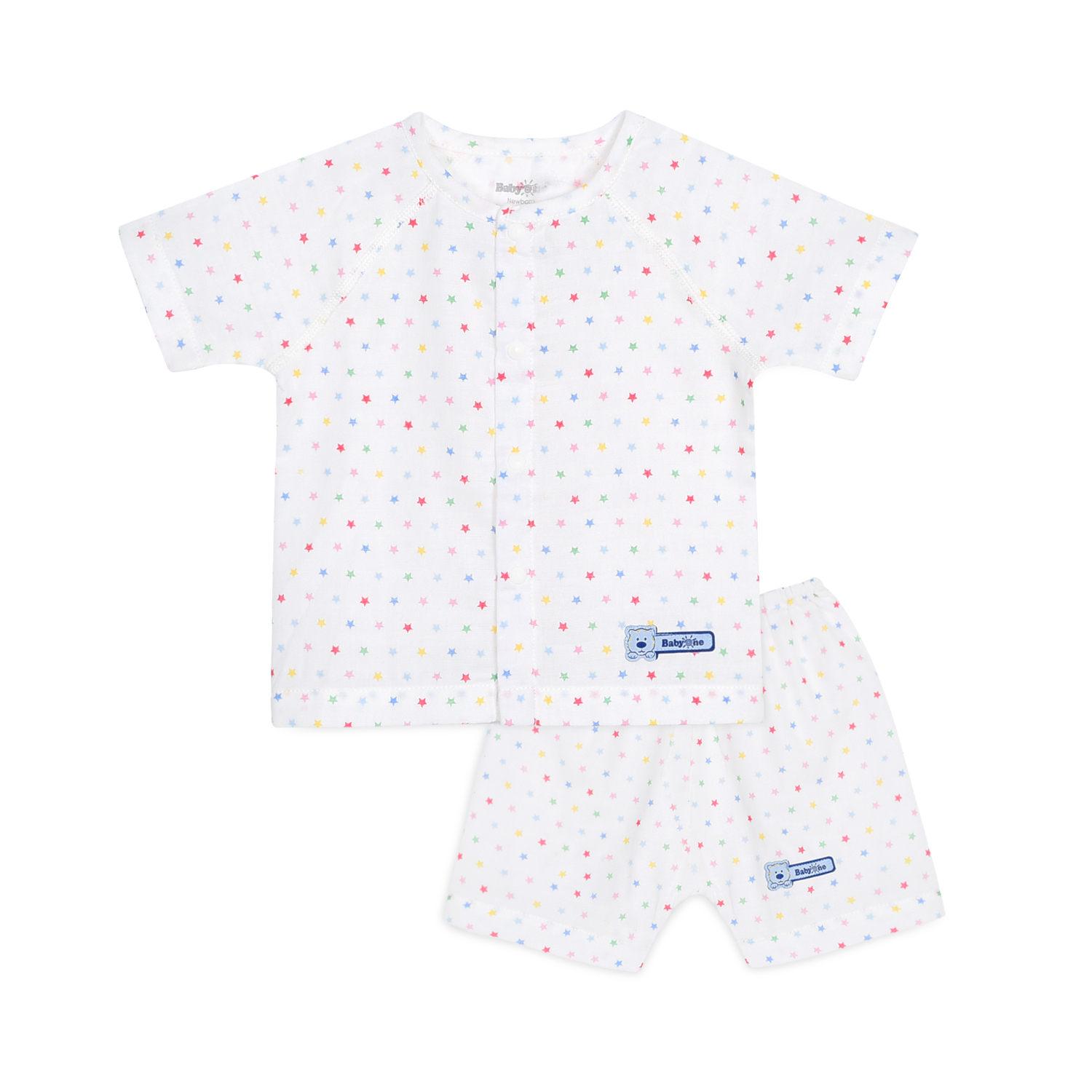 BỘ SƠ SINH XÔ NHẬT TAY NGẮN 1214- HELLO BB (họa tiết ngẫu nhiên)