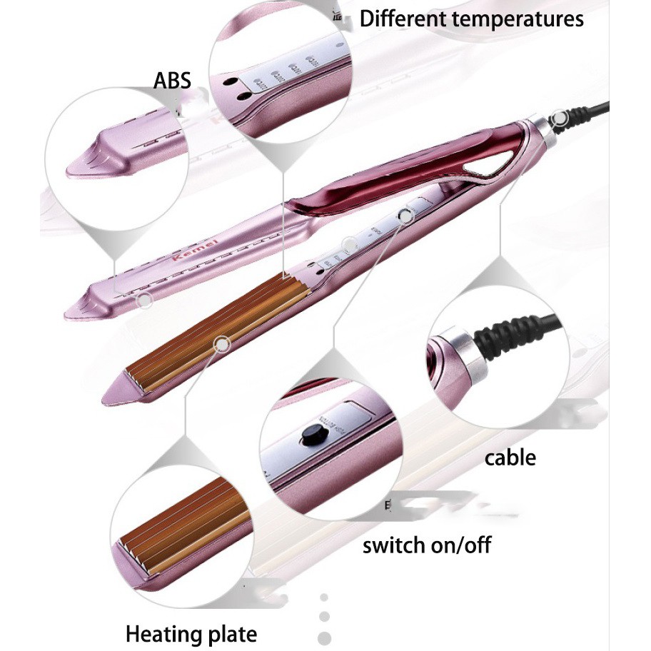 [HCM]Mấy Bấm Xù Bảng Lớn Kemei - 473