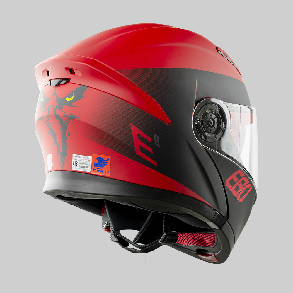 Mũ Bảo Hiểm Fullface LậT HàM Ego E-9