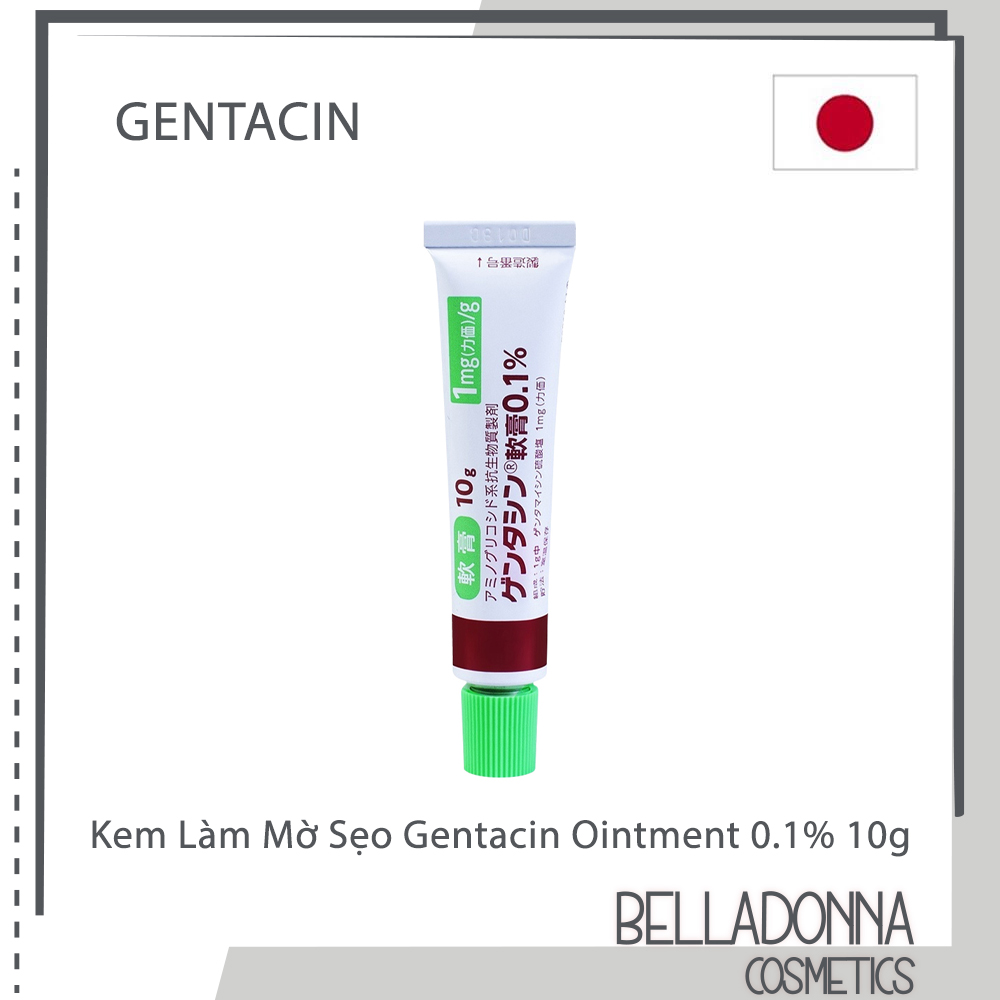 Kem làm mờ sẹo gentacin ointment 0.1% 10g