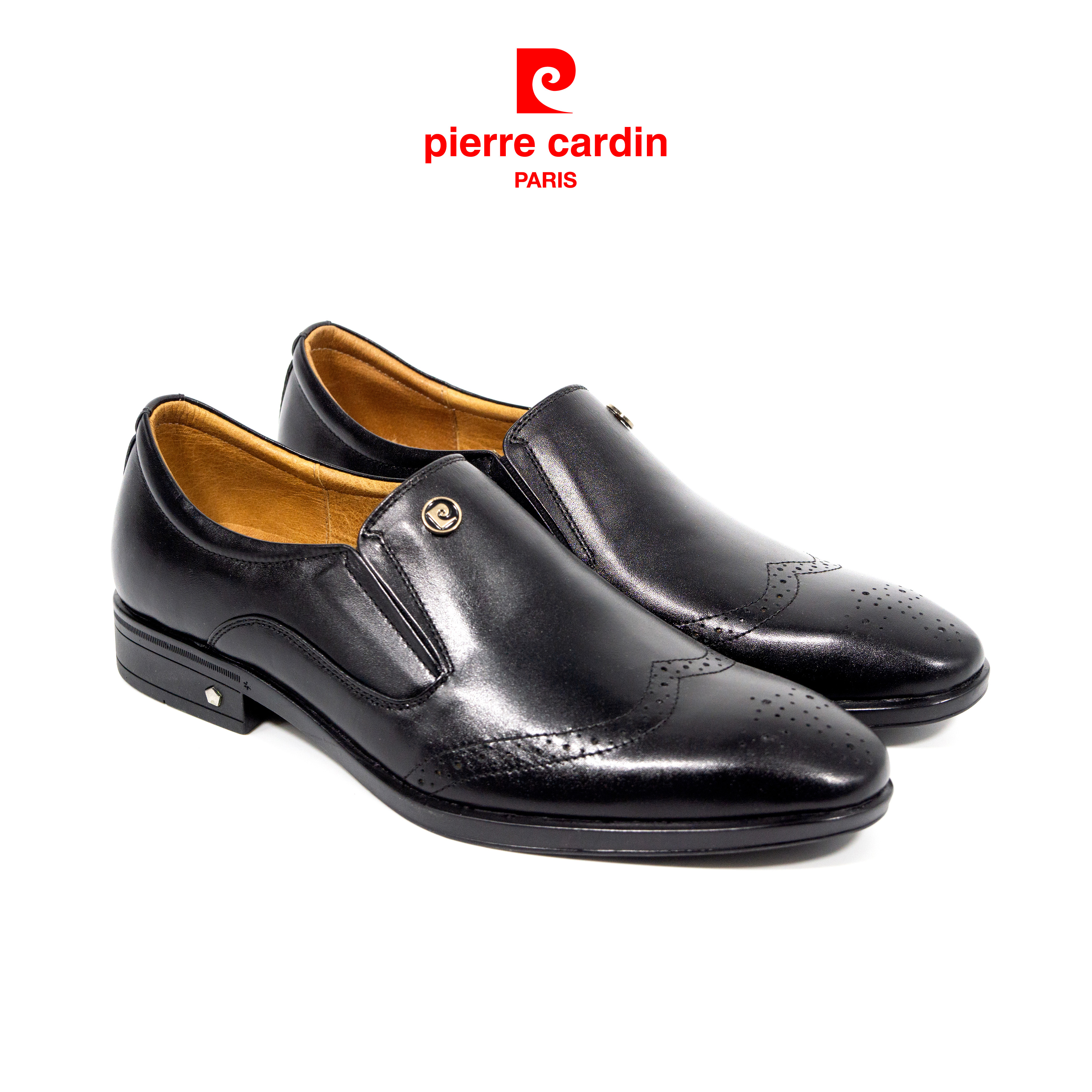 Giày Tây nam Pierre Cardin, Giày Lười Chất Liệu Da Bò Nhập Khẩu Cao Cấp, Đế Cao Xu Chống Trơn Trượt, Bảo Hành 12 Tháng - PCMFWL 749