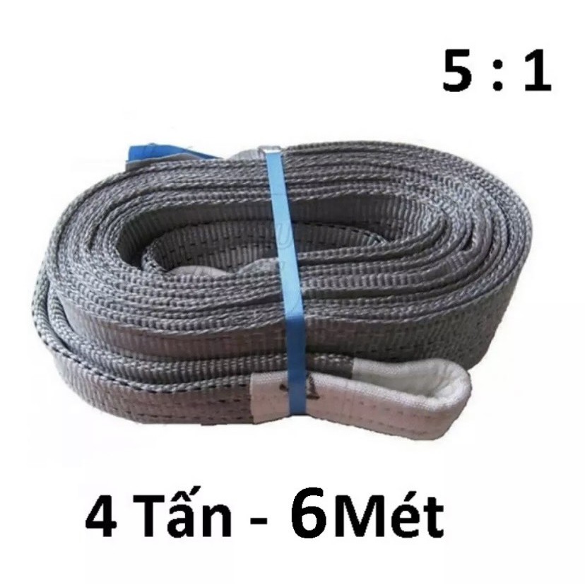 Wire Crane, wire fabric cable crane goods 4 tons 3 meters, 4 ton 4 meters, 4 ton 5 meters to 4 tons 10 meters safety factor 5:1 edition wide 10cm capthepgiasi crown vase Vina