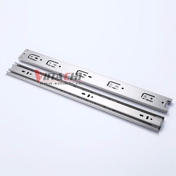 Ray trượt bi 3 tầng inox (Ray trượt ngăn kéo)