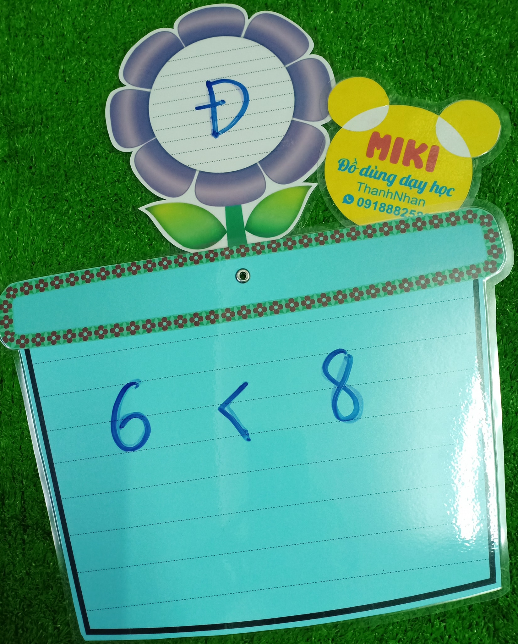 Chậu nở hoa màu ngẫu nhiên (Đồ Dùng Dạy Học MIKI)