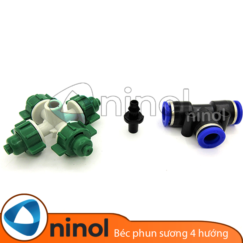 Đầu phun 4 hướng béc phun sương