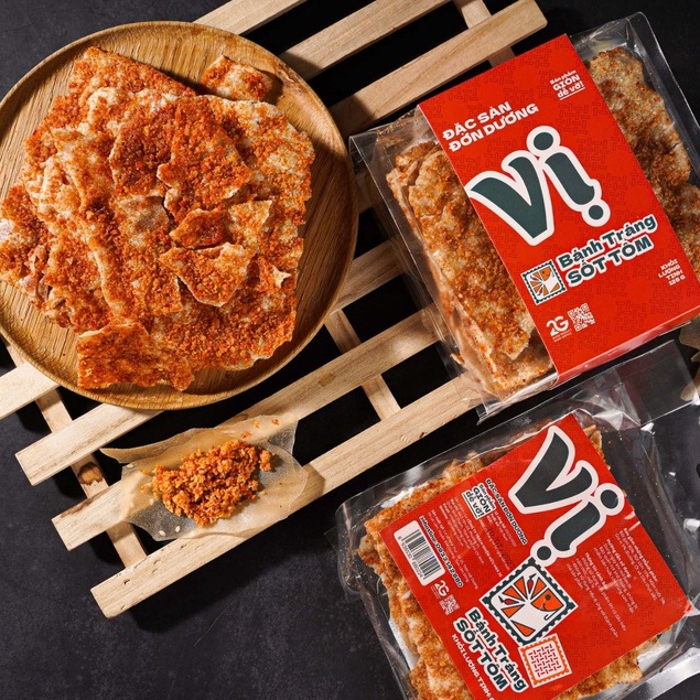 Bánh Tráng Sốt Tôm Vị - Đặc Sản Đơn Dương