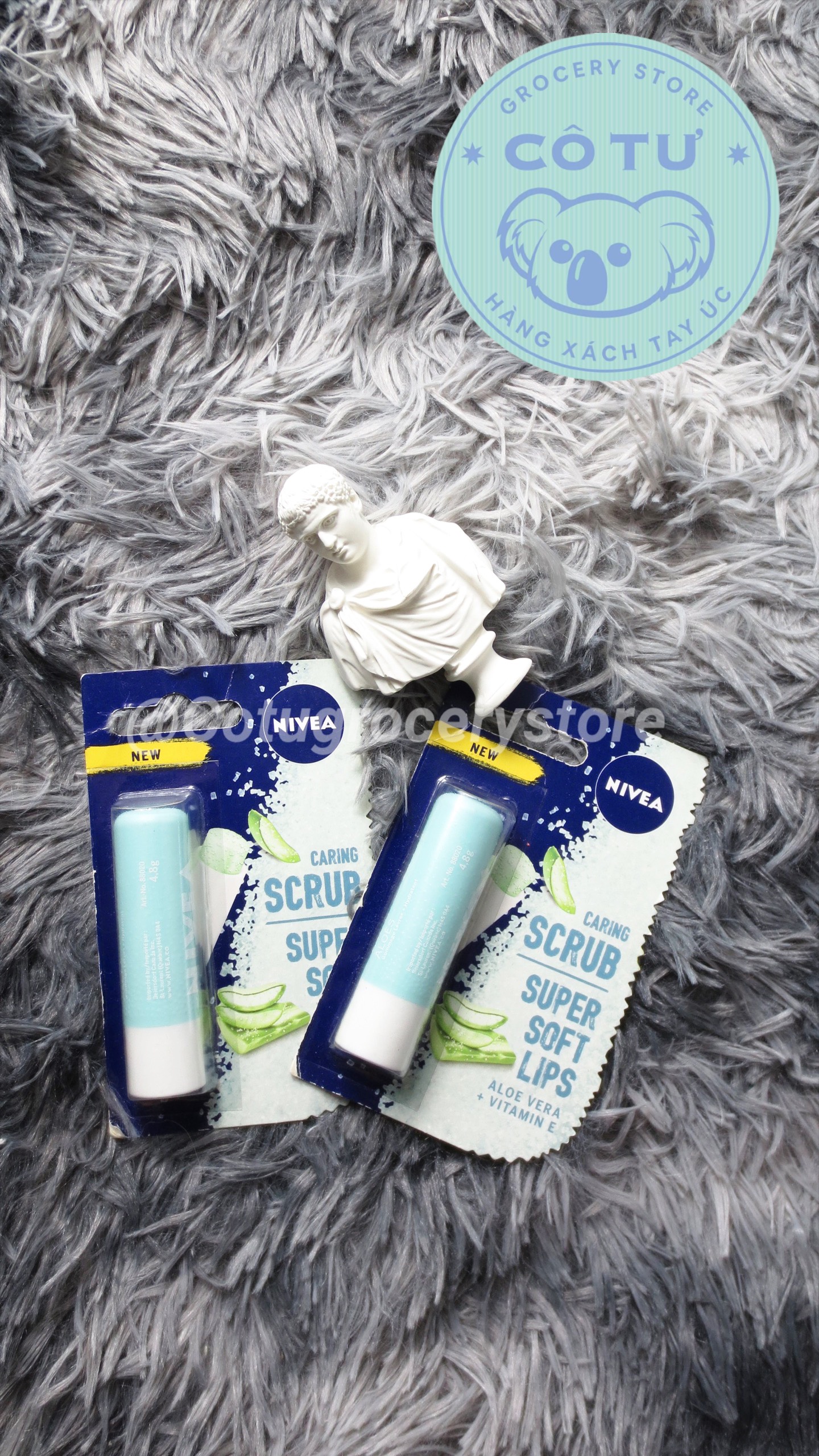 Son Dưỡng Nivea Nhiều Loại (Hàng Úc) 4,8G