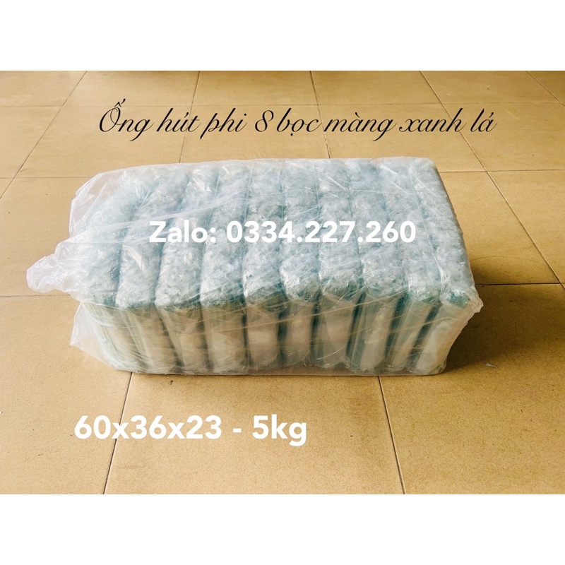 500gram Ống Hút Trà Sữa Màu Xanh Lá Phi 6, phi 8, phi 12 có bọc màng